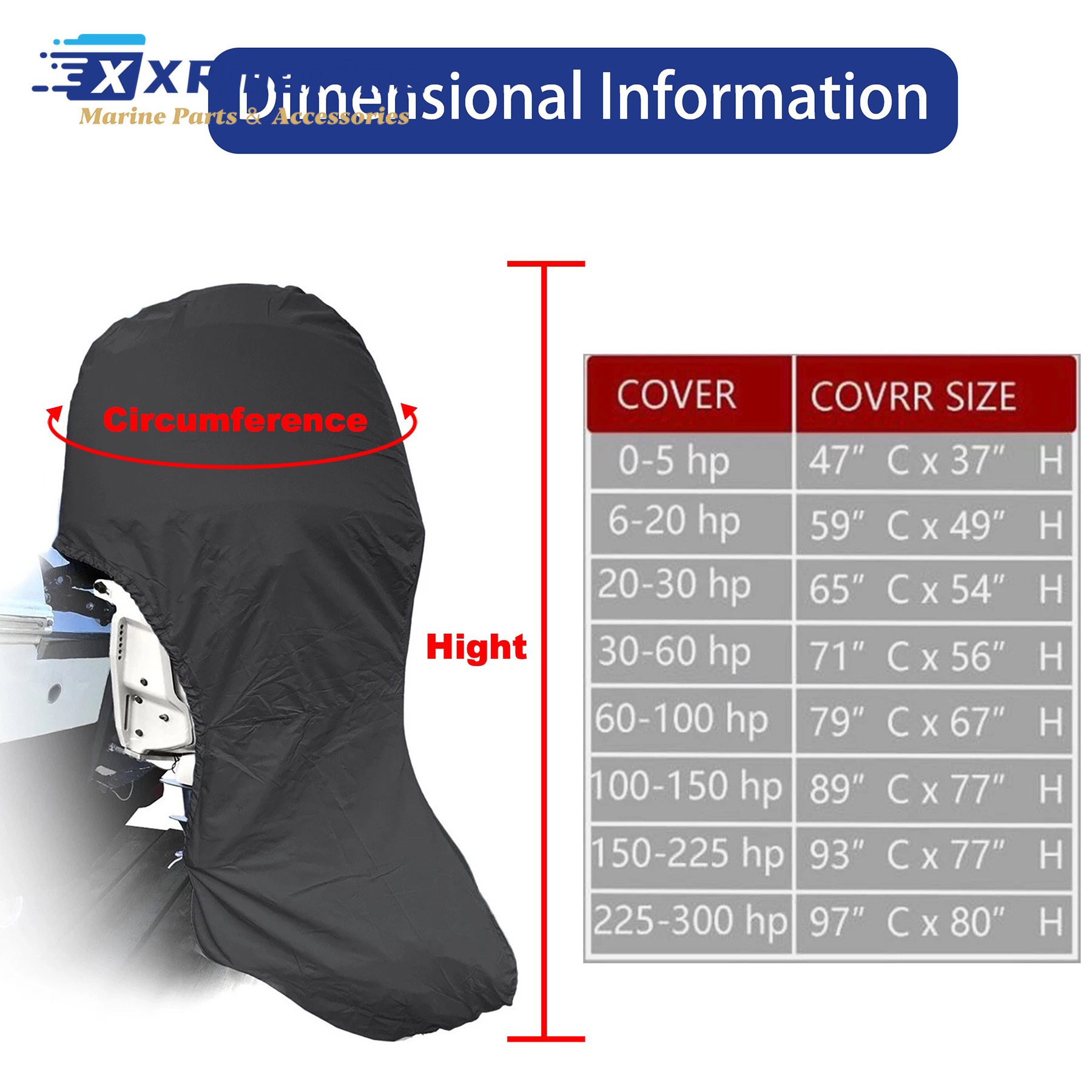 Housse de moteur hors-bord com - Fishing Boat Cover avis et prix